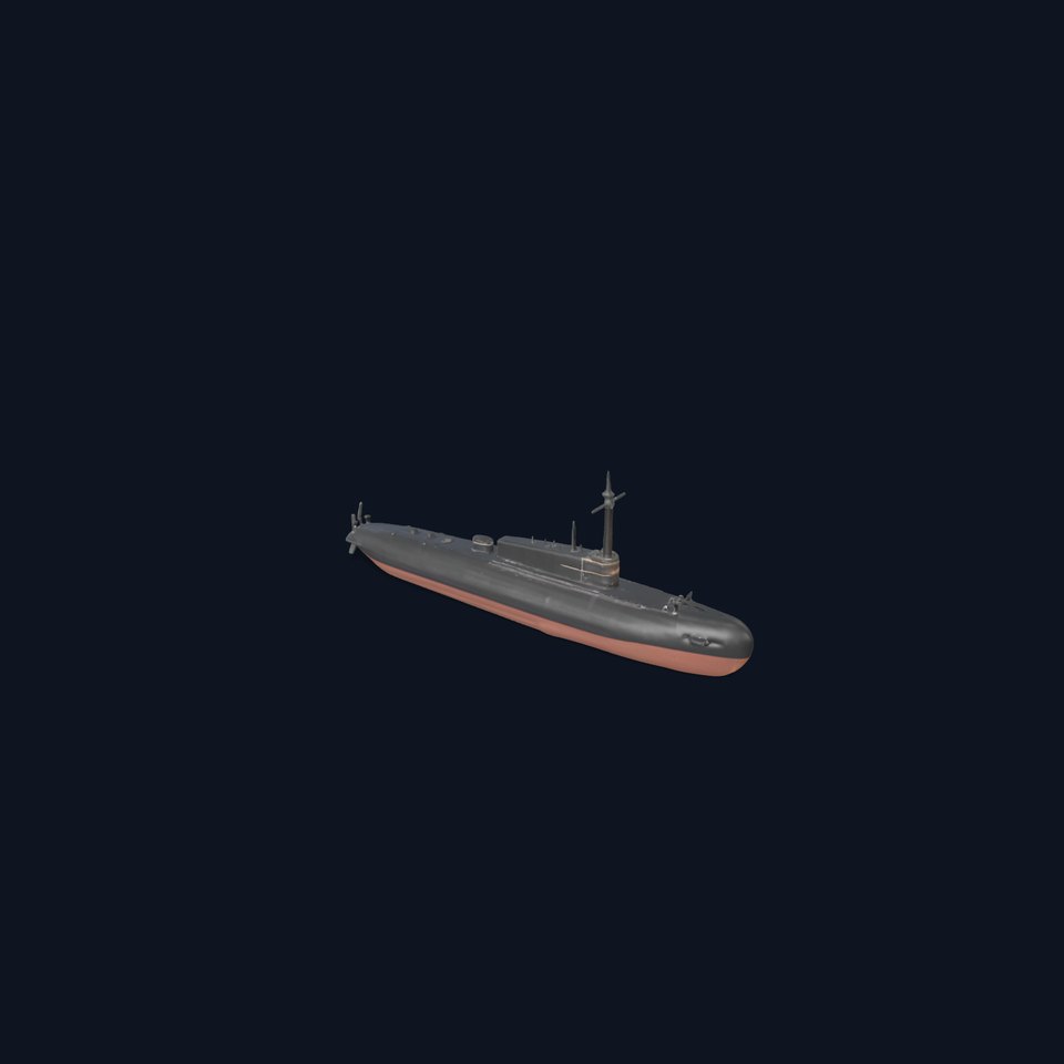 Sleek Submarine model pack